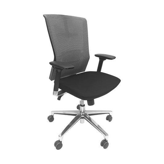 Silla De Oficina Felix Gerente Premium Gris