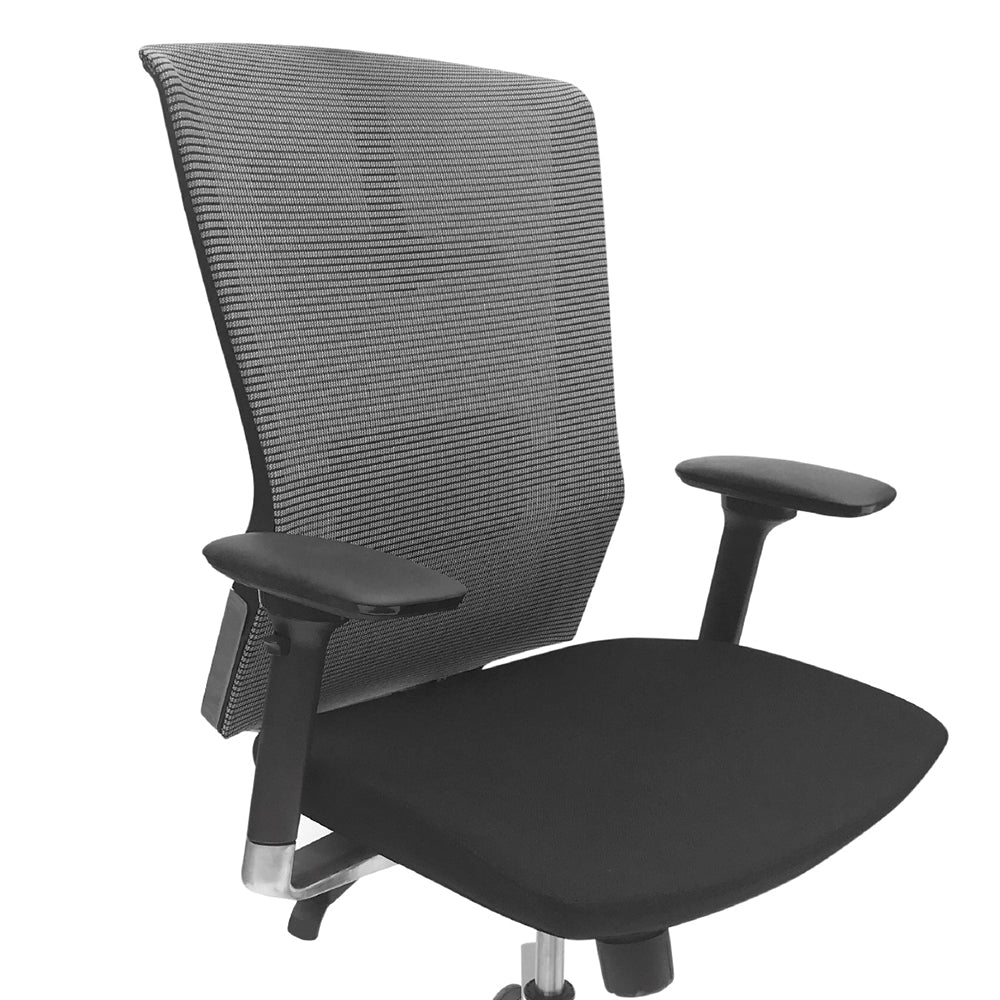 Silla De Oficina Felix Gerente Premium Gris