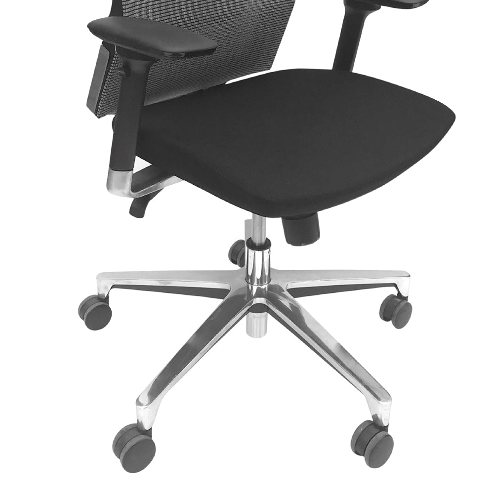 Silla De Oficina Felix Gerente Premium Gris