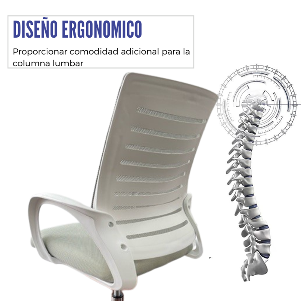 Silla De Oficina Line Revolucion Gris