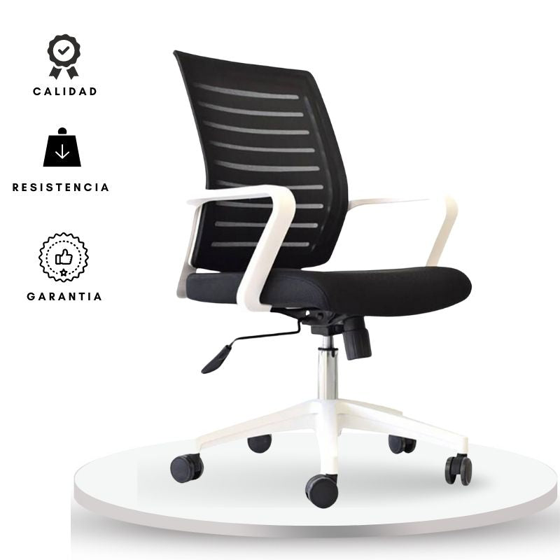 Silla De Oficina Line Revolution Blanco
