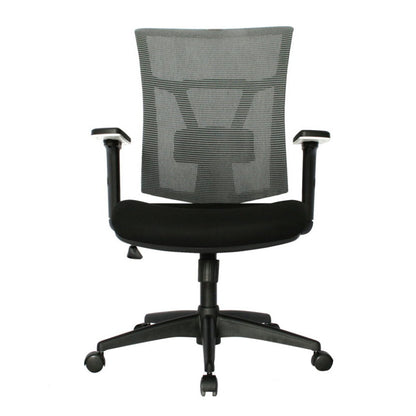 Silla De Oficina Osai Gerente Gris Negro