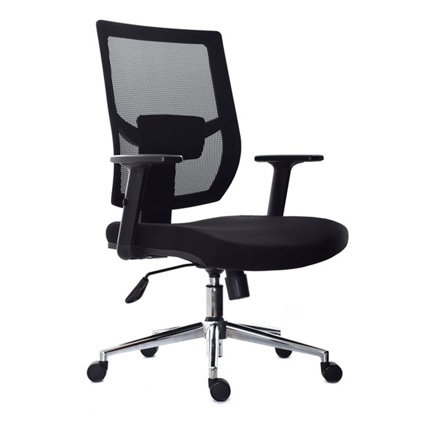 Silla De Oficina Naret Base Cromo Negro