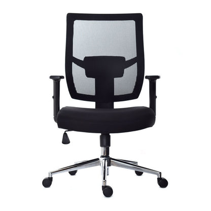 Silla De Oficina Naret Base Cromo Negro