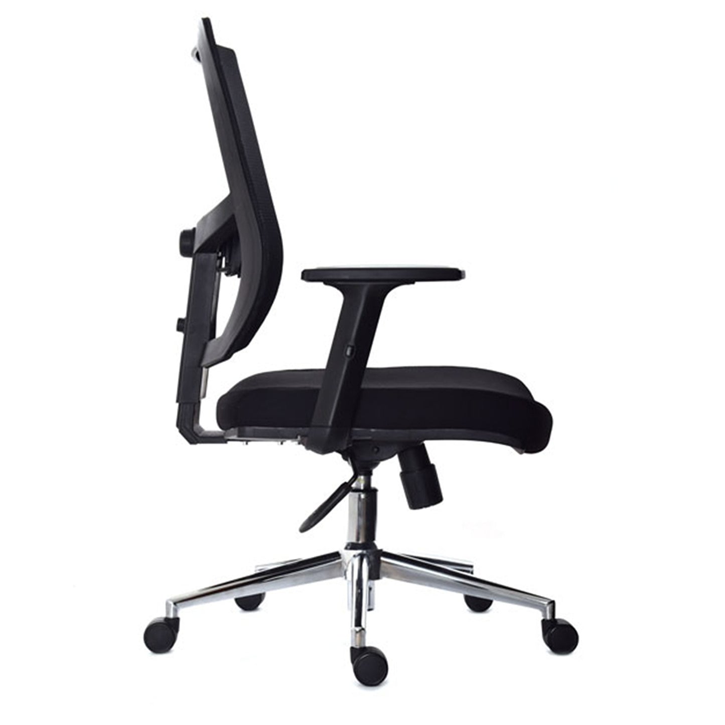 Silla De Oficina Naret Base Cromo Negro