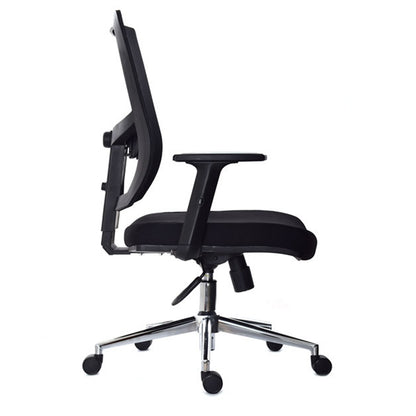 Silla De Oficina Naret Base Cromo Negro