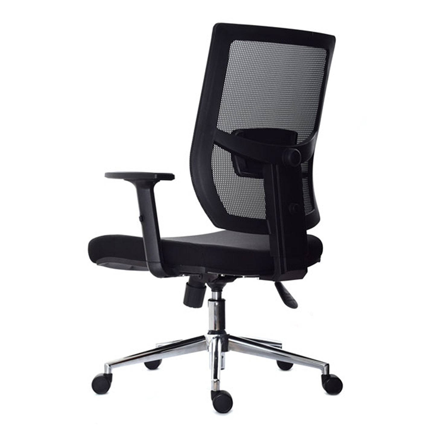 Silla De Oficina Naret Base Cromo Negro