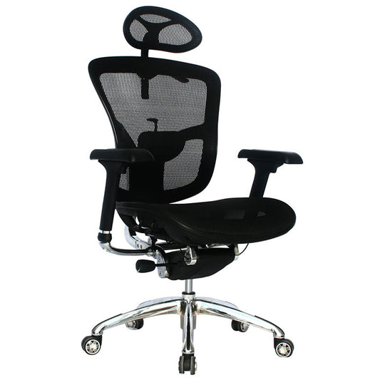 Silla De Oficina Otawa Presidente Lujo Negro
