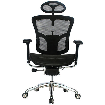 Silla De Oficina Otawa Presidente Lujo Negro