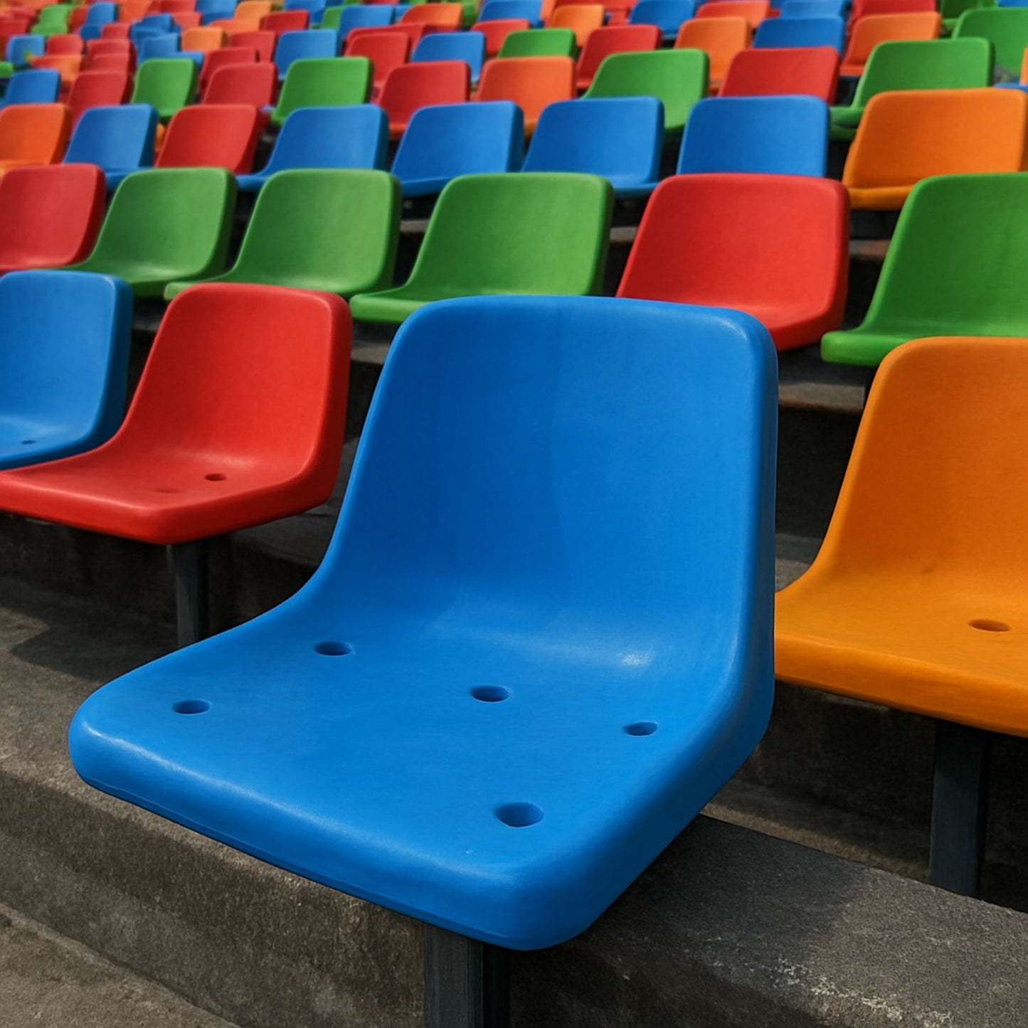 Silla de Estadio Alta Amarilla