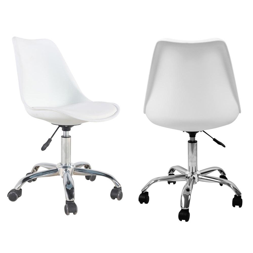 Silla De Oficina Eames Secretaria Blanco