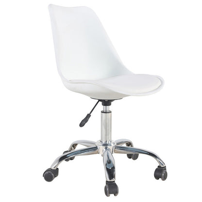 Silla De Oficina Eames Secretaria Blanco