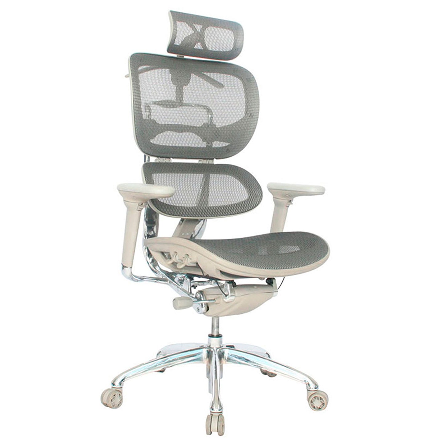Silla De Oficina Ergohuman Lujo Gris
