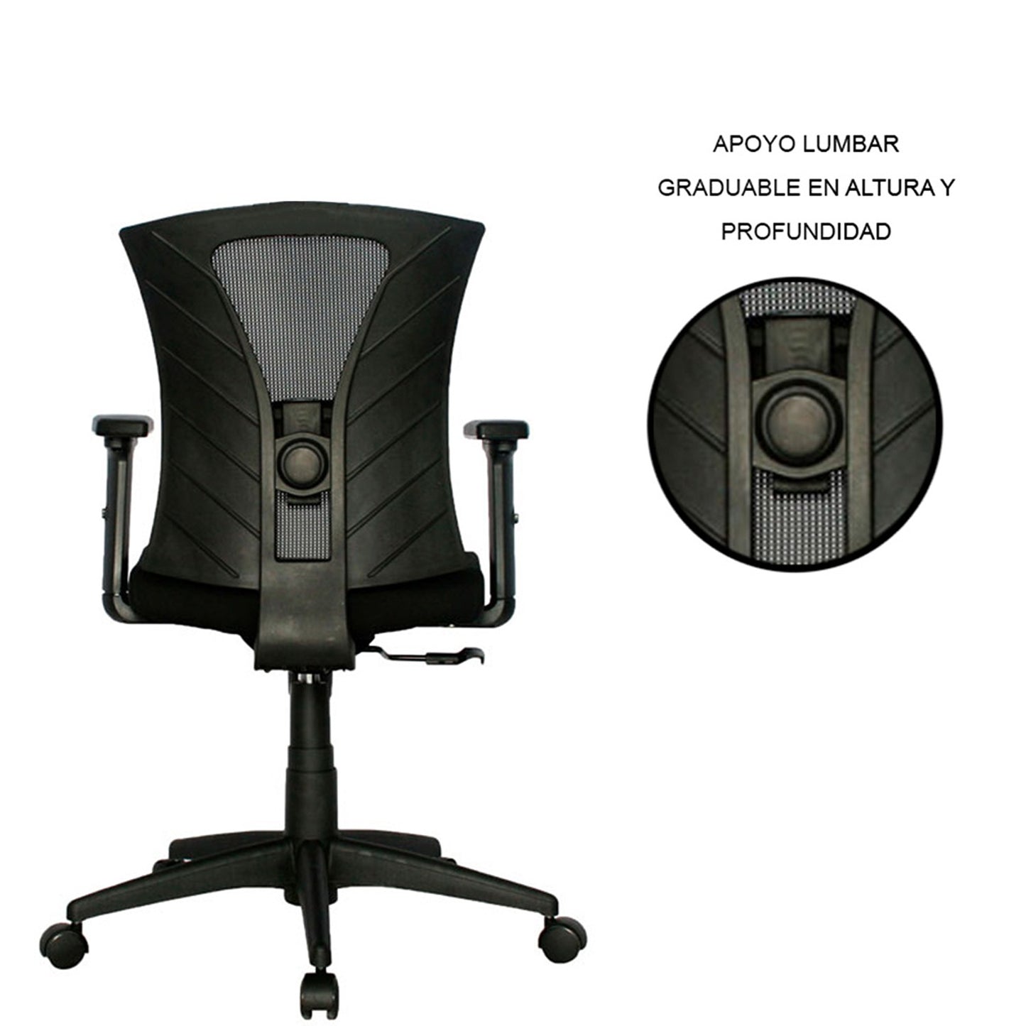 Silla De Oficina Turmanila Gerente Negro