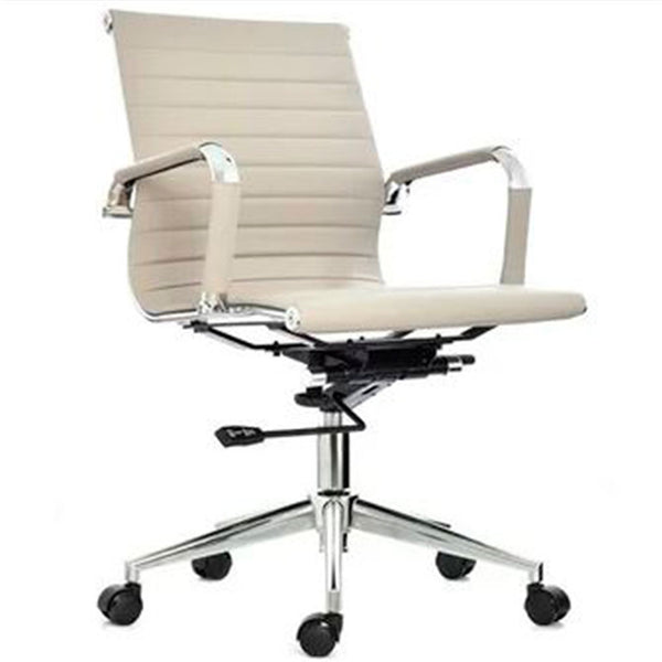 Silla De Oficina Espalda Media Taupe