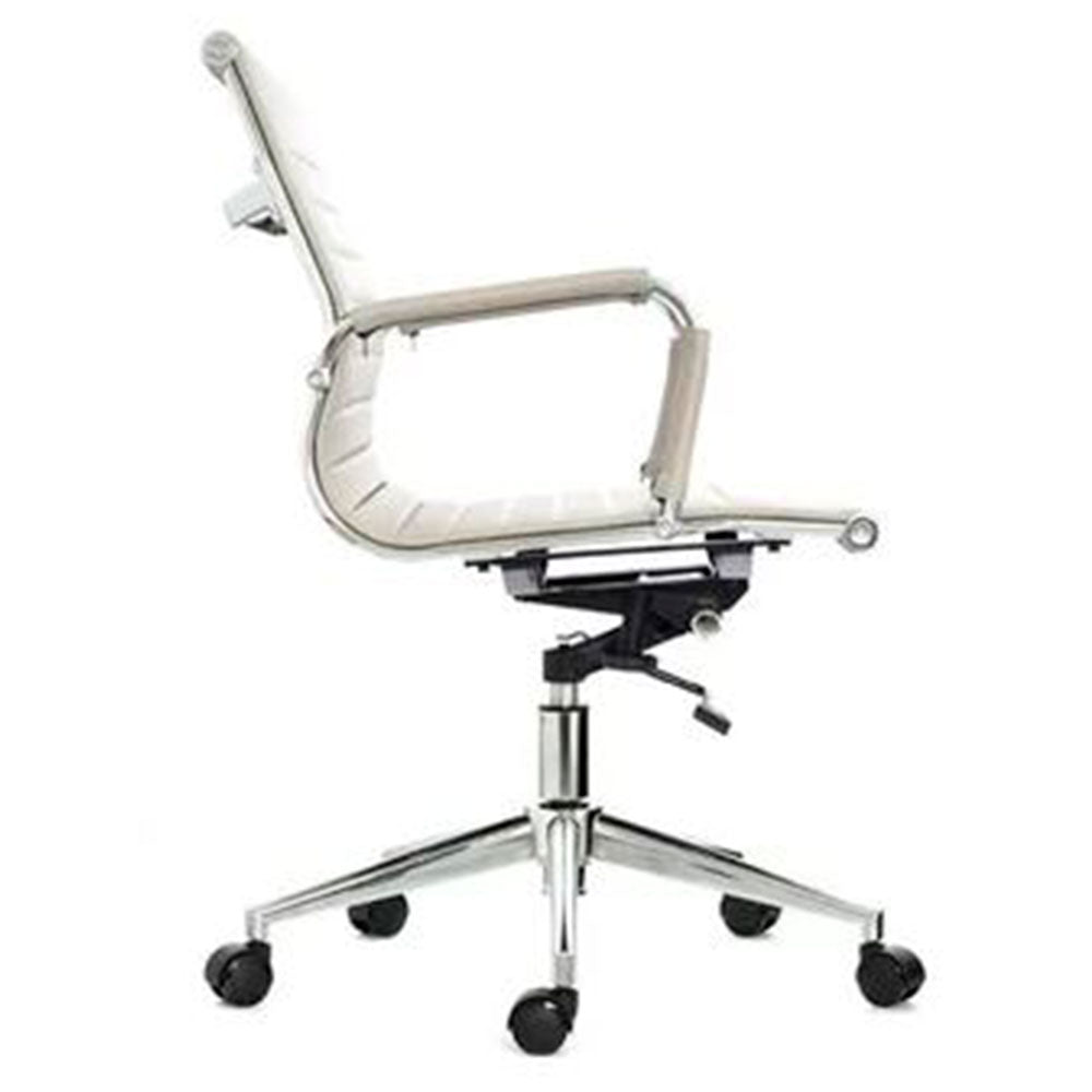 Silla De Oficina Espalda Media Taupe