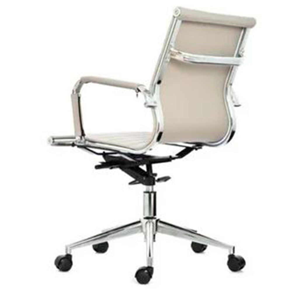 Silla De Oficina Espalda Media Taupe
