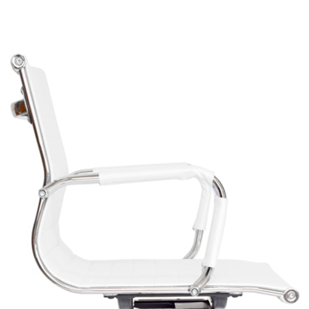 Silla De Oficina Lujo Interlocutora Blanca