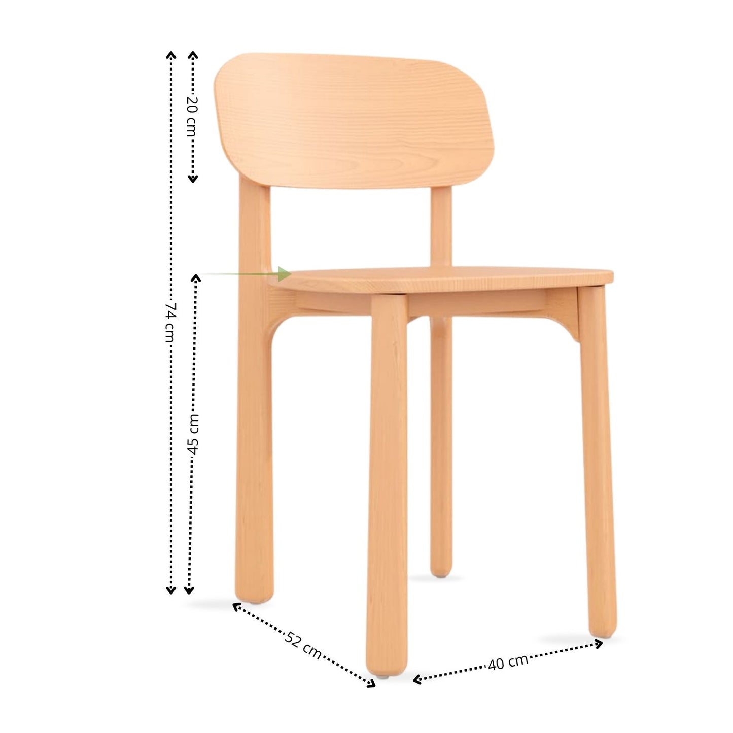 Silla Multifuncional Ivera Madera