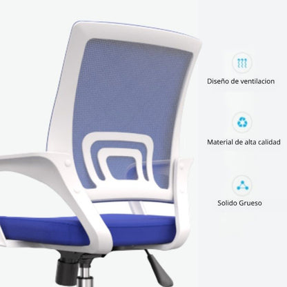 Silla De Oficina Colors Premium Azul