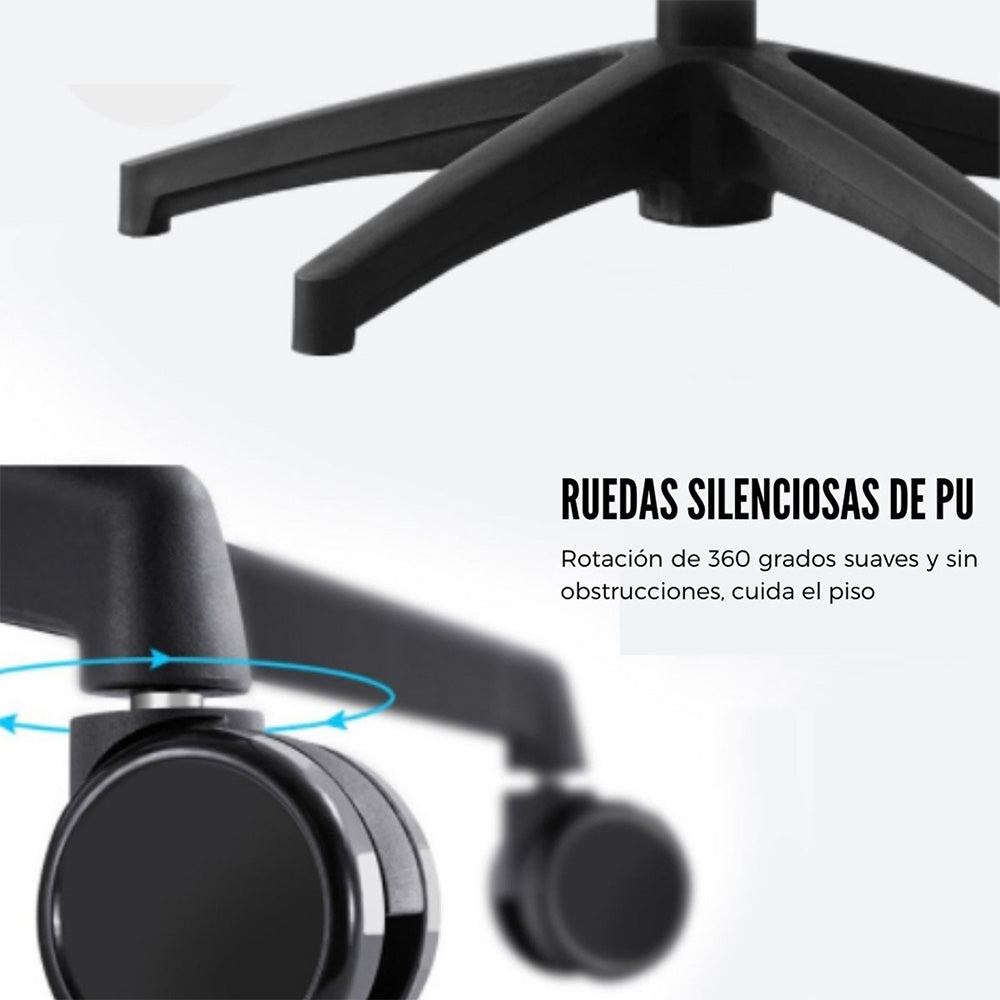 Silla De Oficina Jaspen Presidente Negro
