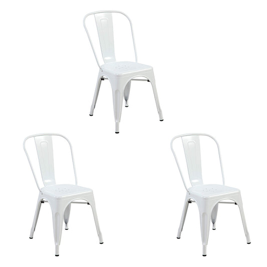 Set x3 Silla Turca  Blanco
