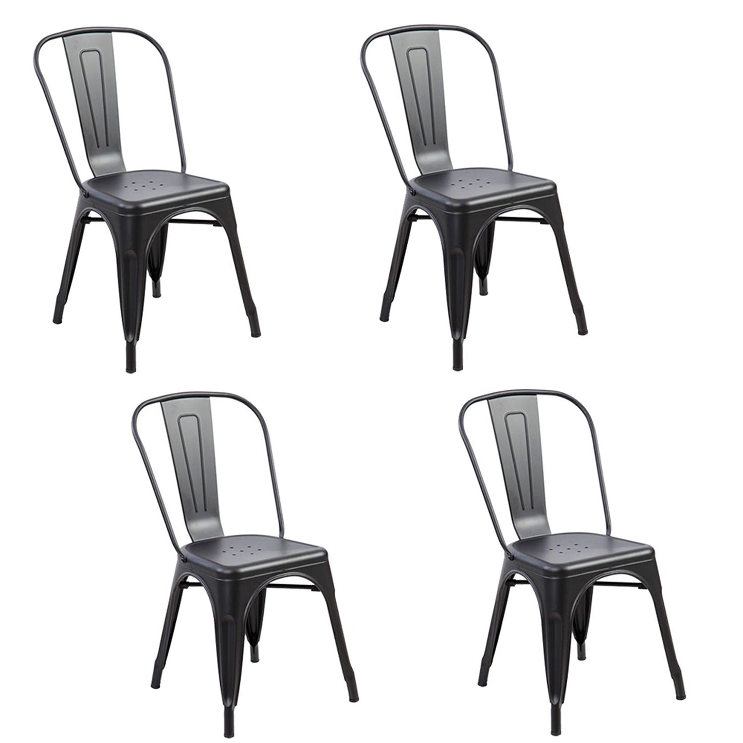 Set x4 Silla Turca Negro