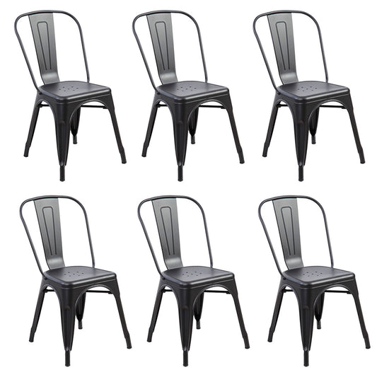 Set x6  Silla Turca Negro