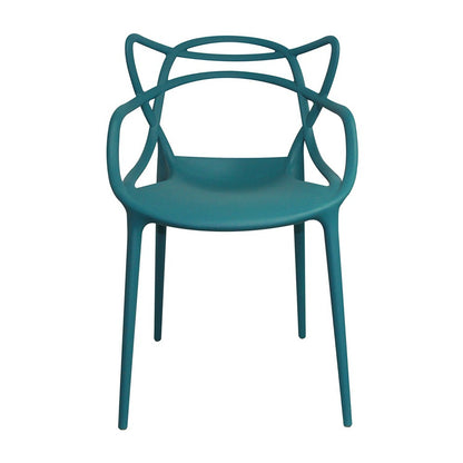 Silla Curva Streem Verde petroleo