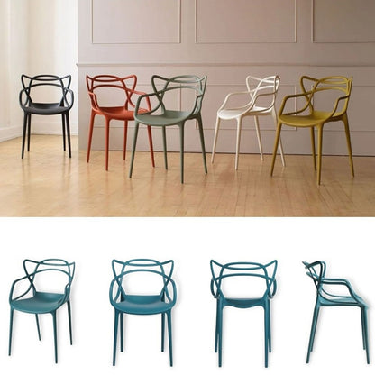 Silla Curva Streem Verde petroleo