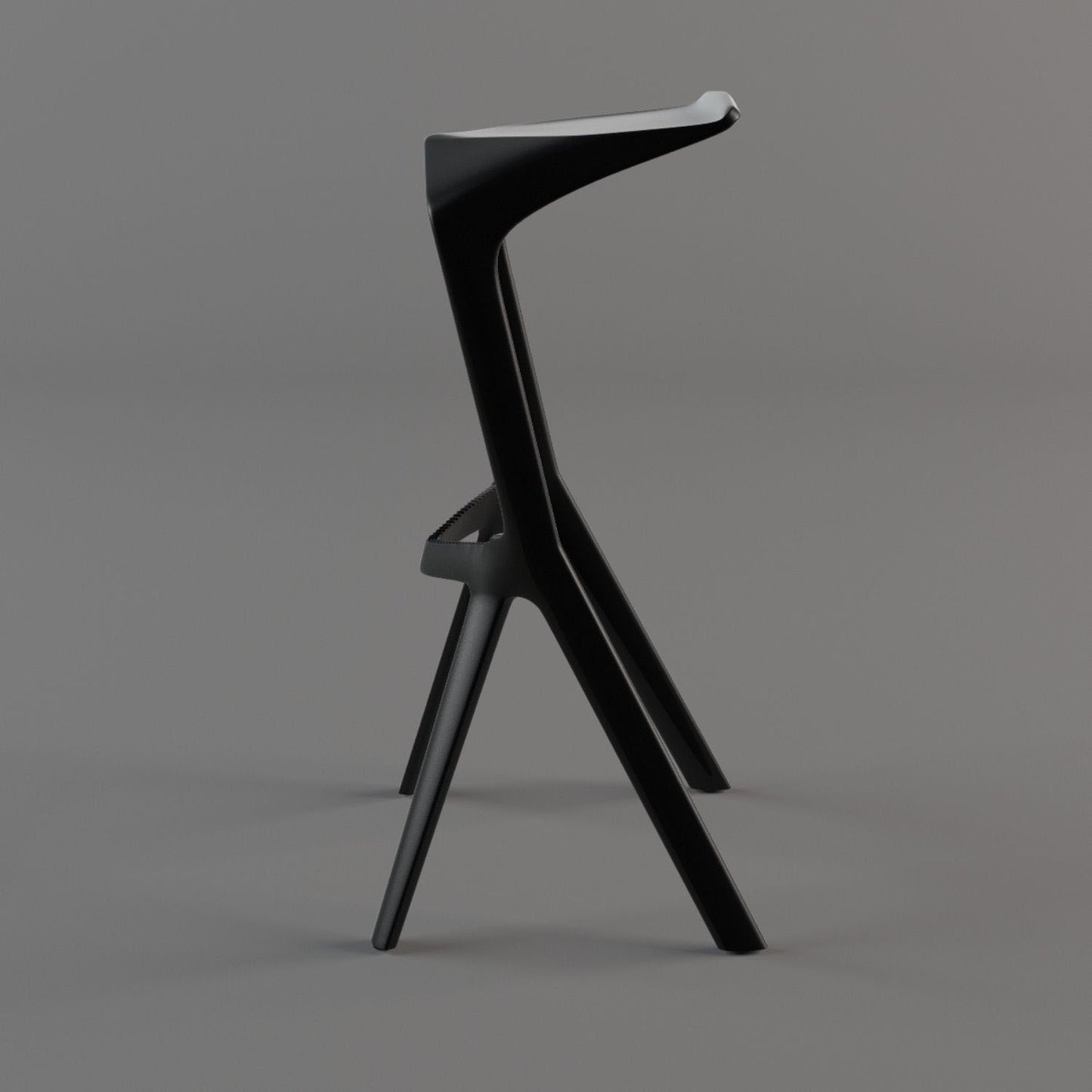 Silla de Barra Moderna Negro