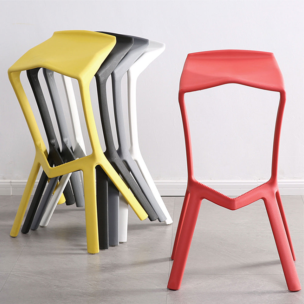 Silla de Barra Moderna Rojo