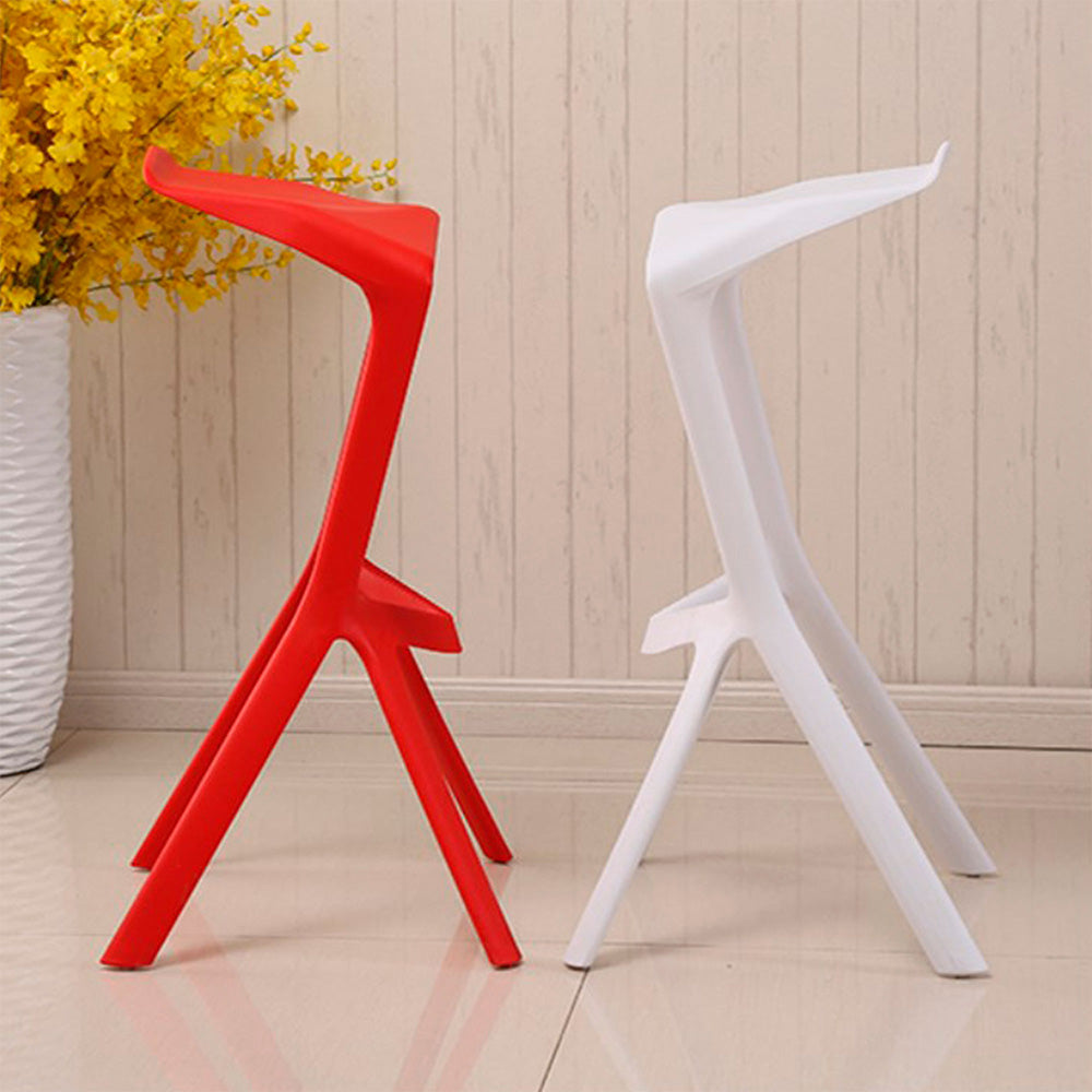 Silla de Barra Moderna Rojo