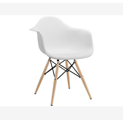 Set x4  Silla Eames Brazos Blanco