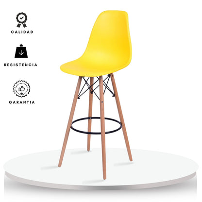 Silla de Barra Eames Amarillo