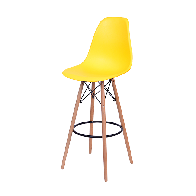 Silla de Barra Eames Amarillo