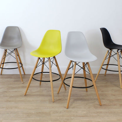 Silla de Barra Eames Amarillo