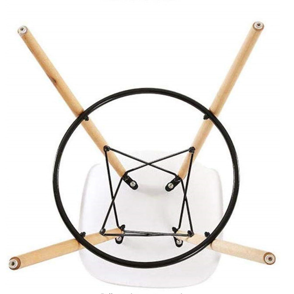 Silla de Barra Eames Blanco