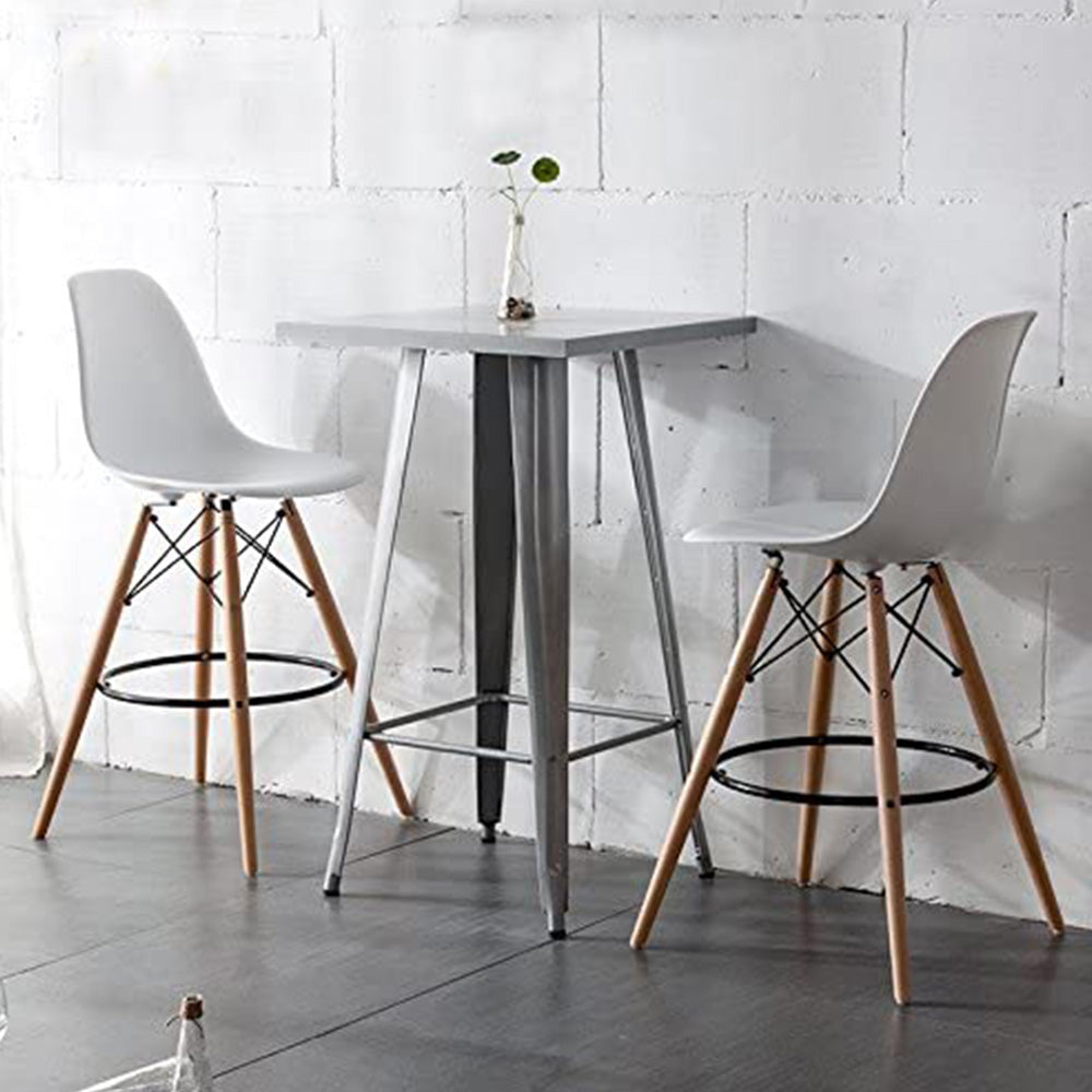 Silla de Barra Eames Blanco
