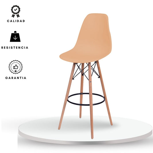 Silla de Barra Eames Mandarina