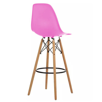 Silla de Barra Eames Rosada