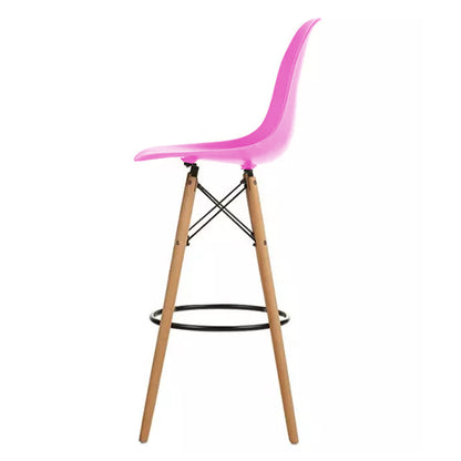 Silla de Barra Eames Rosada