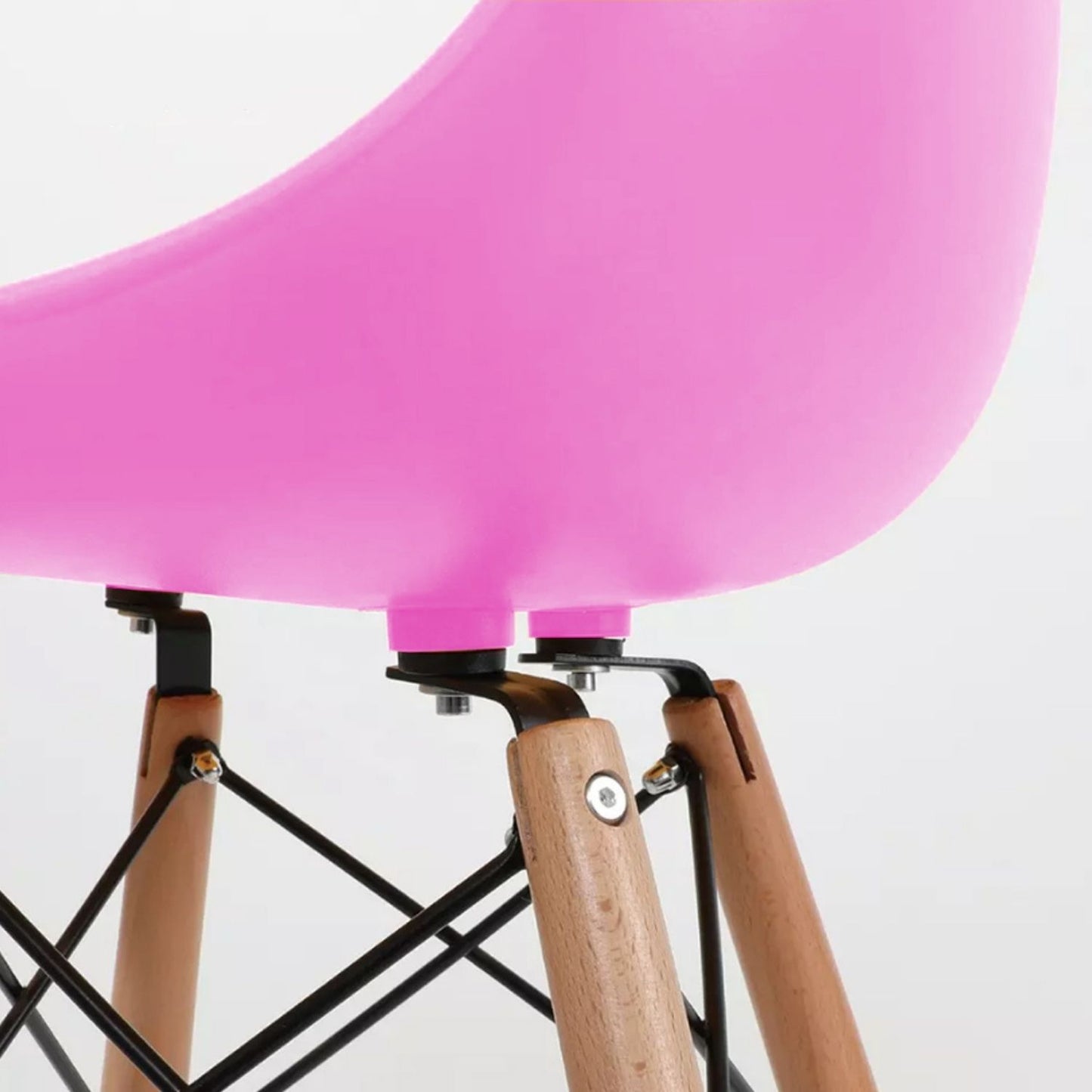 Silla de Barra Eames Rosada