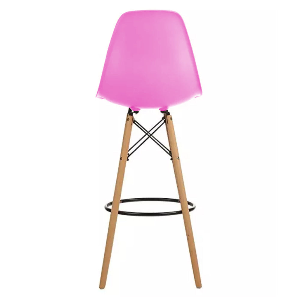 Silla de Barra Eames Rosada