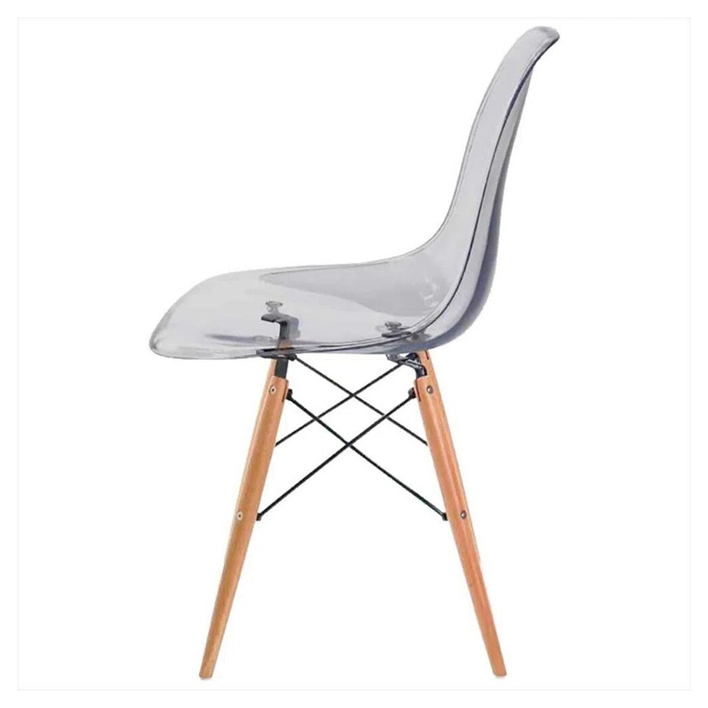 Silla Eames transparente Humo