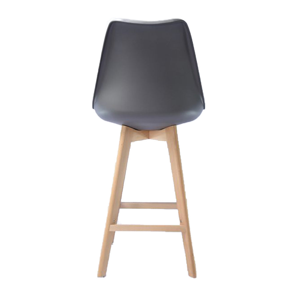 Set x2 Silla de Barra Milano Tapizada Gris