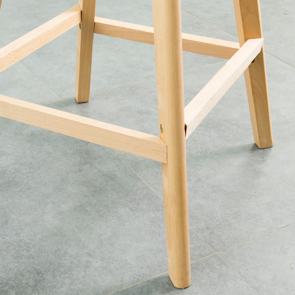 Silla de Barra Milano Tapizada Negro