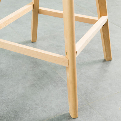 Silla de Barra Milano Tapizada Negro
