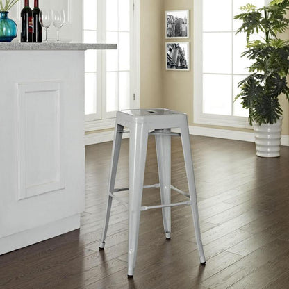 Set x3 Silla de Barra True Blanco