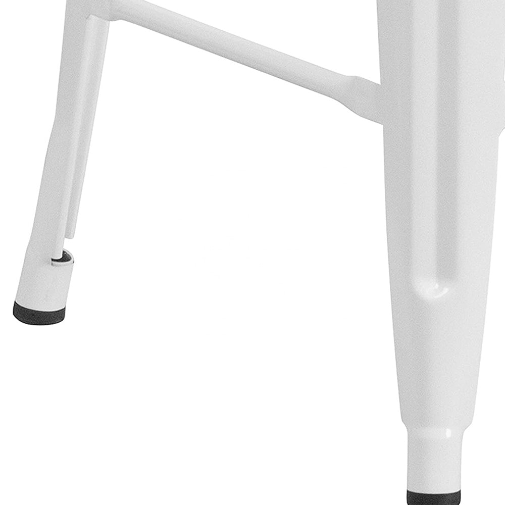 Set x4 Silla de Barra True Blanco